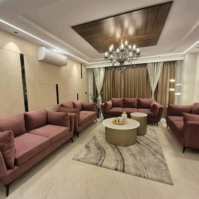 Living Room, ambala highway 3 Bedroom 2100 Sq.Ft. Apartment In Ambala Highway Zirakpur 9268875