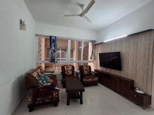 Living Room in 4 BHK Apartment at Pacifica Hill Crest, Gachibowli – for Rent