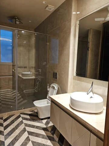 Bathroom in 4 BHK Builder Floor at Hauz Khas – for Rent