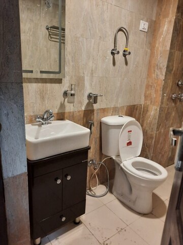 Bathroom in 3 BHK Apartment at Gardenia Golf City, Sector 75 – for Rent