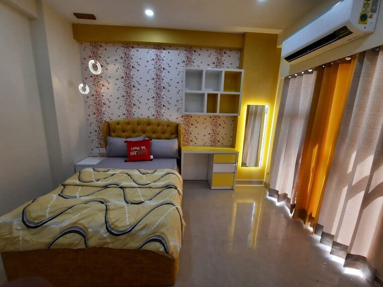 Bedroom, gardenia-golf-city 3 Bedroom 1550 Sq.Ft. Apartment In Sector 75 Noida 9268937