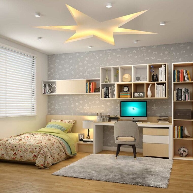 Bedroom, gardenia-golf-city 3 Bedroom 1550 Sq.Ft. Apartment In Sector 75 Noida 9268937