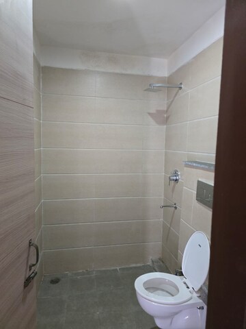 Bathroom in 3 BHK Builder Floor at Motia Blue Ridge, Dhakoli – for Rent