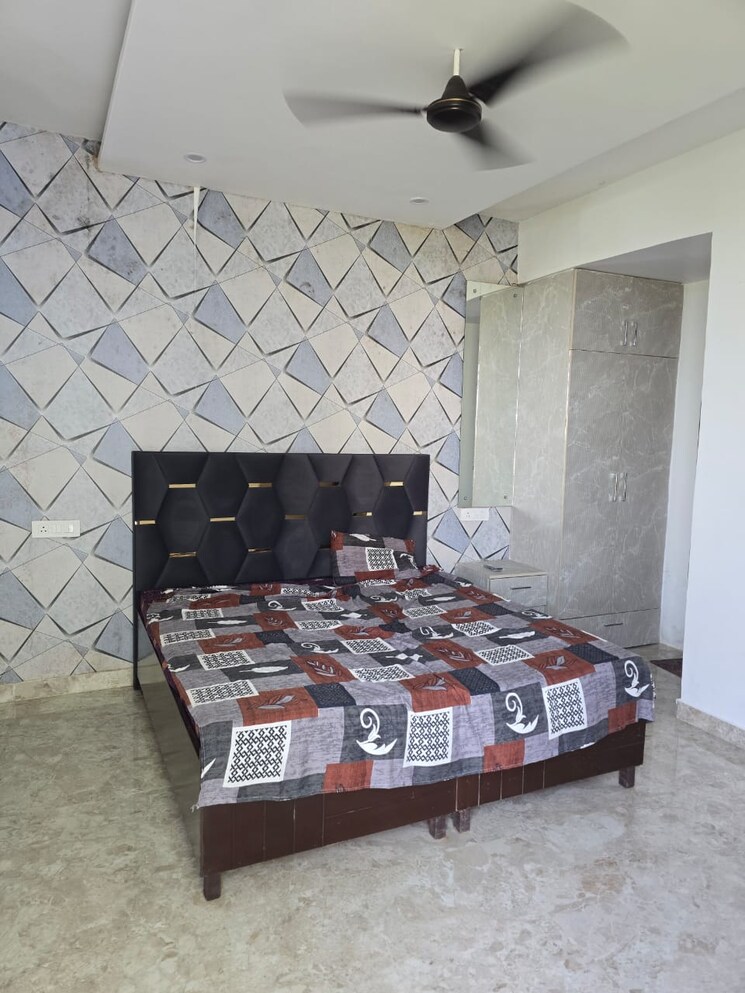 Bedroom, motia-blue-ridge 3 Bedroom 1100 Sq.Ft. Builder Floor In Dhakoli Zirakpur 9268945