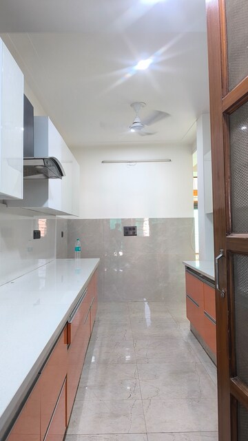 Kitchen in 3 BHK Builder Floor at Sushant Lok 3, Sector 57 – for Rent