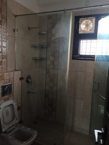 Bathroom in 3 BHK Builder Floor at Palam Vihar Residents Association, Palam Vihar – for Rent