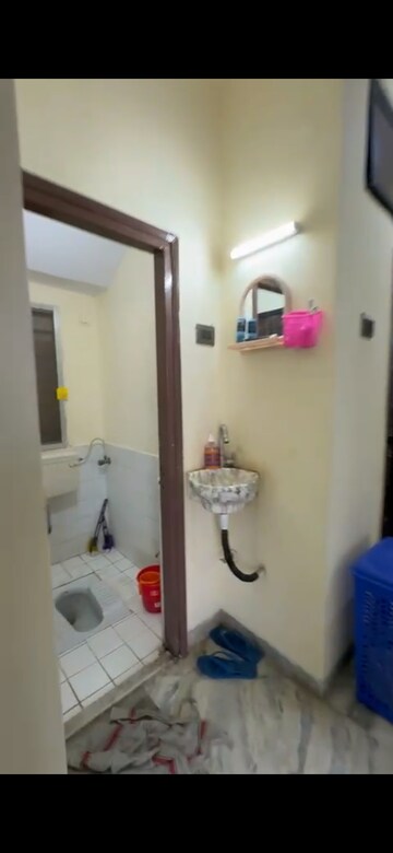 Bathroom in 2 BHK Apartment at Ganga Jangid Complex, Mira Road East – for Rent