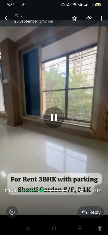 Room in 3.5 BHK Apartment at Shanti Gardens , Mira Road – for Rent