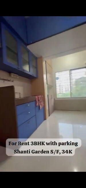 Kitchen in 3.5 BHK Apartment at Shanti Gardens , Mira Road – for Rent