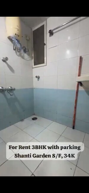 Bathroom in 3.5 BHK Apartment at Shanti Gardens , Mira Road – for Rent