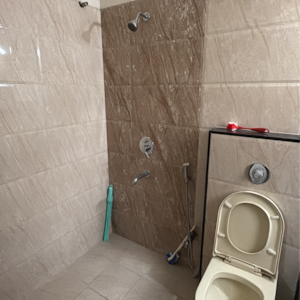 Bathroom in 3 BHK Apartment at Salunkhe Vihar Society – for Rent