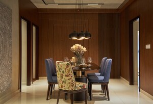 Dining area in 3 BHK Apartment at Purva Atmosphere, Keshav Nagar – for Sale