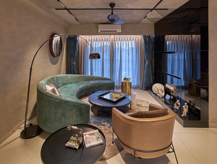 Living Room, purva-atmosphere 3 Bedroom 1172 Sq.Ft. Apartment In Keshav Nagar Pune 9268967