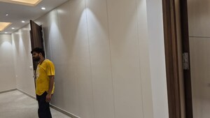 Building Lobby in 3 BHK Apartment at Unitech The World Spa, Sector 30 – for Sale