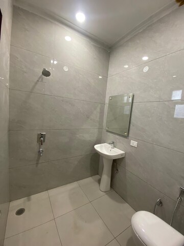 Bathroom in 4 BHK Builder Floor at Sushant Lok I – for Rent
