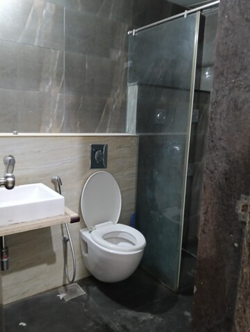 Bathroom in 3 BHK Apartment at Pharande Puneville, Punawale – for Rent
