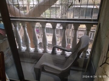 Balcony in 2 BHK Apartment at Suvrat CHS, Tembhi Naka – for Rent