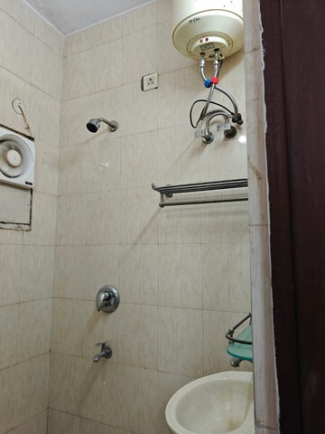 Bathroom in 2 BHK Builder Floor at Greater Kailash I – for Rent