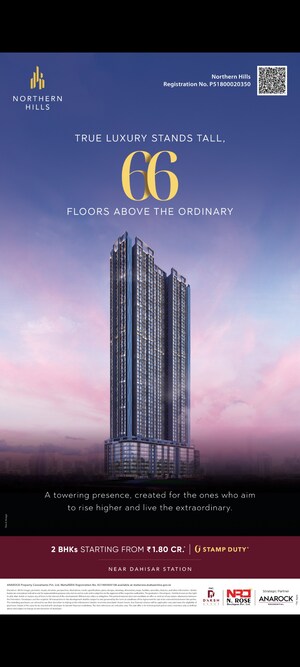 3 BHK Apartment For Sale in N Rose Northern Hills, Dahisar East