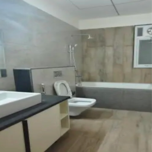 Attached Bathroom in 4 BHK Apartment at Uchdpl Veridia Oakwood Enclave, Wave City – for Rent