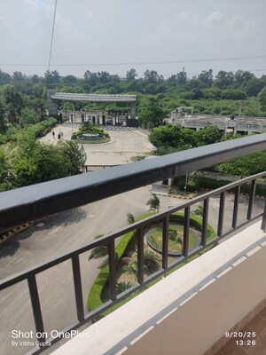 Balcony in 3 BHK Apartment at Ansal Crown Heights, Sector 80 – for Rent