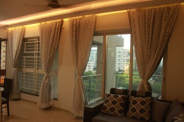 Living Room in 3 BHK Apartment at Wakad – for Rent