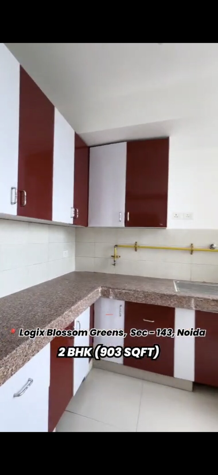 Kitchen, logix-blossom-zest 2 Bedroom 990 Sq.Ft. Apartment In Sector 143 Noida 9269443