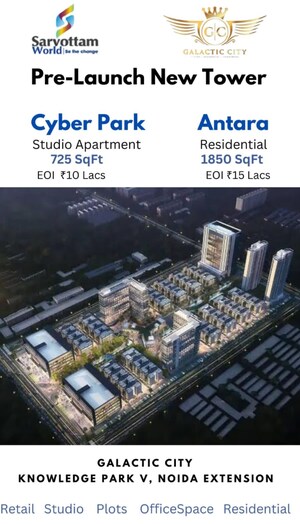  Plot – Exterior View View at Galactic City, Knowledge Park V Greater Noida - for Sale