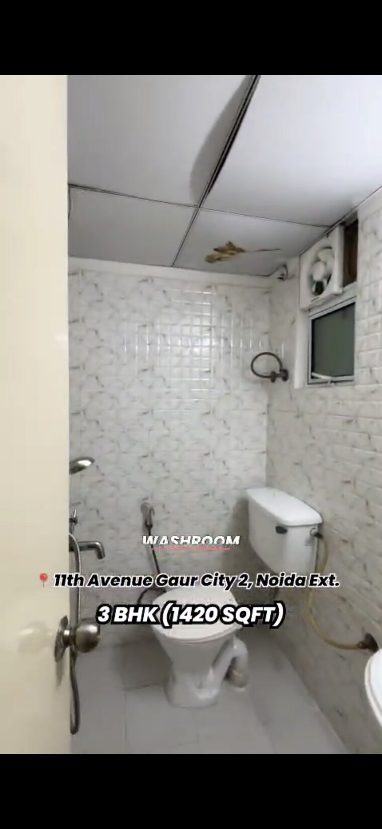 Bathroom, gaur-city-2-11th-avenue 3 Bedroom 1420 Sq.Ft. Apartment In Sector 16c Greater Noida Greater Noida 9269765