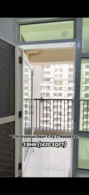 Floor Plan in 3 BHK Apartment at Gaur City 2 - 11th Avenue, Sector 16c Greater Noida – for Sale