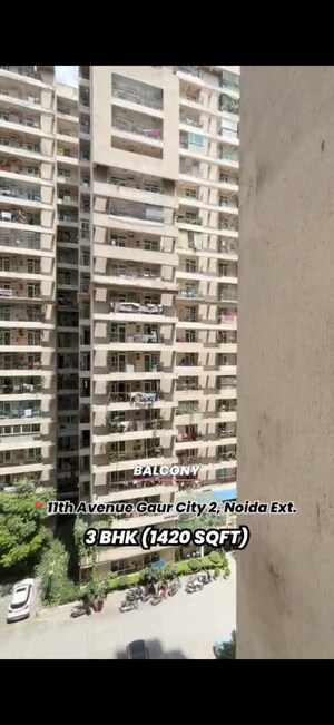 3 BHK Apartment – Exterior View View at Gaur City 2 - 11th Avenue, Sector 16c Greater Noida - for Sale