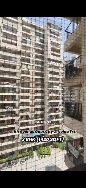 3 BHK Apartment – Exterior View View at Gaur City 2 - 11th Avenue, Sector 16c Greater Noida - for Sale
