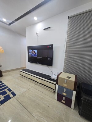 Living Room in 3 BHK Builder Floor at Chattarpur – for Rent