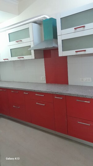 Kitchen in 3 BHK Builder Floor at Unitech South City II, Sector 50 – for Rent
