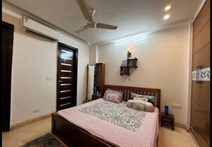 Bedroom in 2 BHK Builder Floor at Chittaranjan Park – for Sale