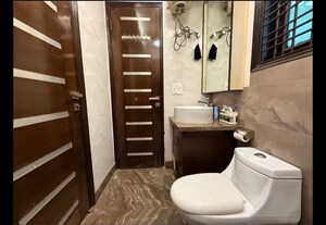 Bathroom in 2 BHK Builder Floor at Chittaranjan Park – for Sale