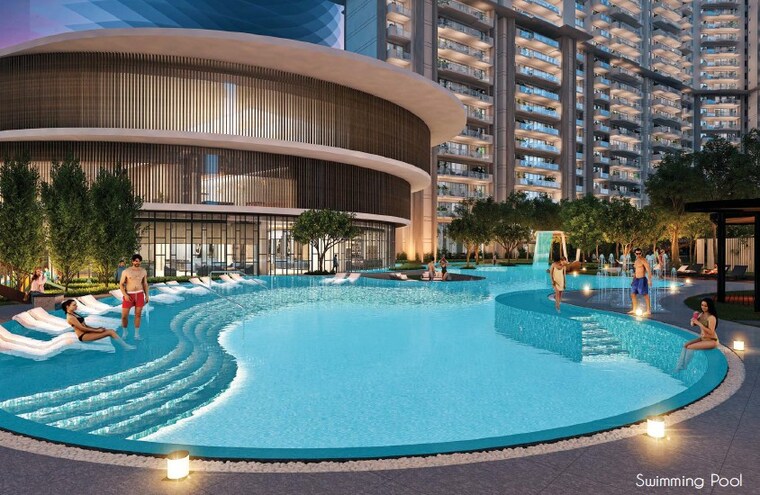 Swimming Pool, tulip-monsella 3 Bedroom 2874 Sq.Ft. Apartment In Sector 53 Gurgaon 9269812