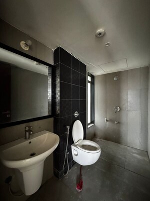 Bathroom in 2 BHK Apartment at Lodha Vivant, Ghodbunder Road – for Rent