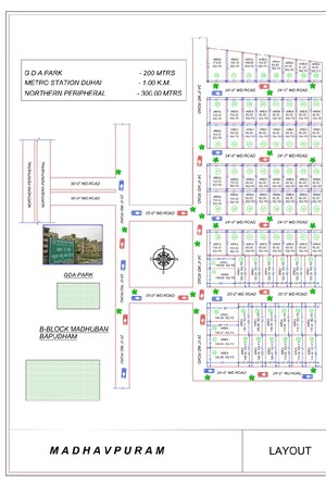  Plot – Map Location View at Madhuban Bapudham - for Sale