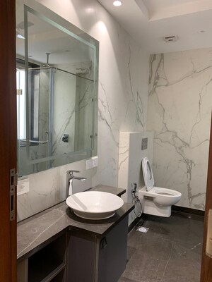 Bathroom in 4 BHK Builder Floor at Greater Kailash – for Rent