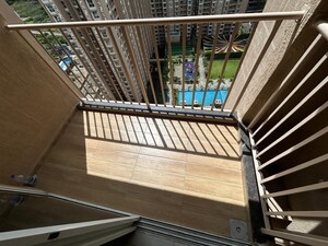 Balcony in 2 BHK Apartment at Godrej Green Vistas, Mahalunge – for Rent