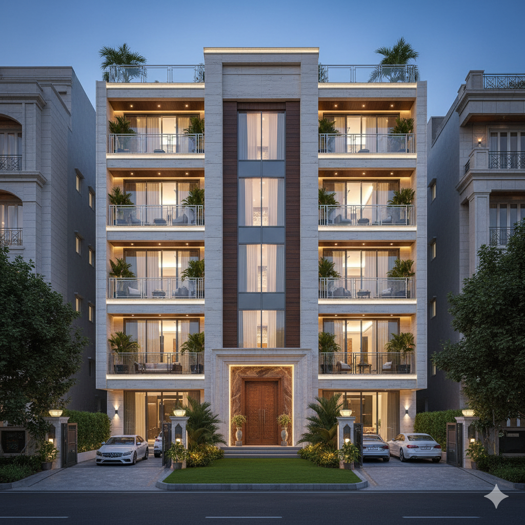 4 BHK + Pooja Room,Servant Room,Study Room,Extra Room Builder Floor For Sale in Sector 7