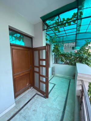 Staircase in 4 BHK Independent House at MS Enclave Zirakpur, Dhakoli – for Sale