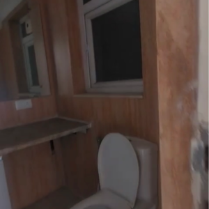 Bathroom in 3 BHK Apartment at DLF The Skycourt, Nawada Fatehpur – for Rent