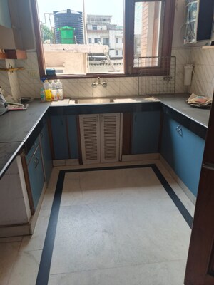 Kitchen in 4 BHK Builder Floor at Sarvodaya Enclave – for Rent