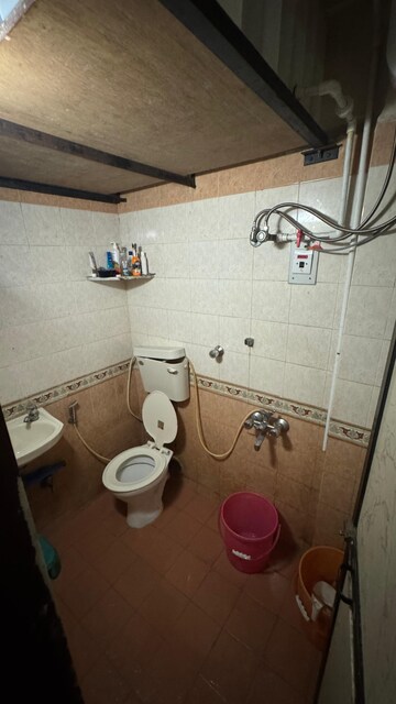 Bathroom in 1 BHK Apartment at Bhoomi Acres, Thane West – for Rent