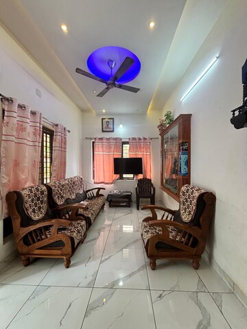 Living Room in 4 BHK Independent House at Mannuthy – for Sale