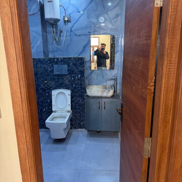 Bathroom in 3 BHK Builder Floor at Dashrath Puri – for Sale