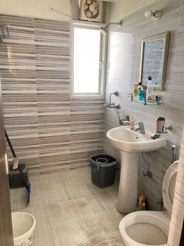 Bathroom in 2.5 BHK Apartment at Hawelia Valencia Homes, Sector 1 Greater Noida – for Rent