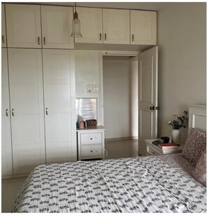 Bathroom in 2 BHK Apartment at Movie Tower, Andheri West – for Rent